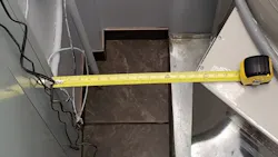 Photo 2. Close-up views of the measurements from the panel. Photo 2. Close-up views of the measurements from the panel.