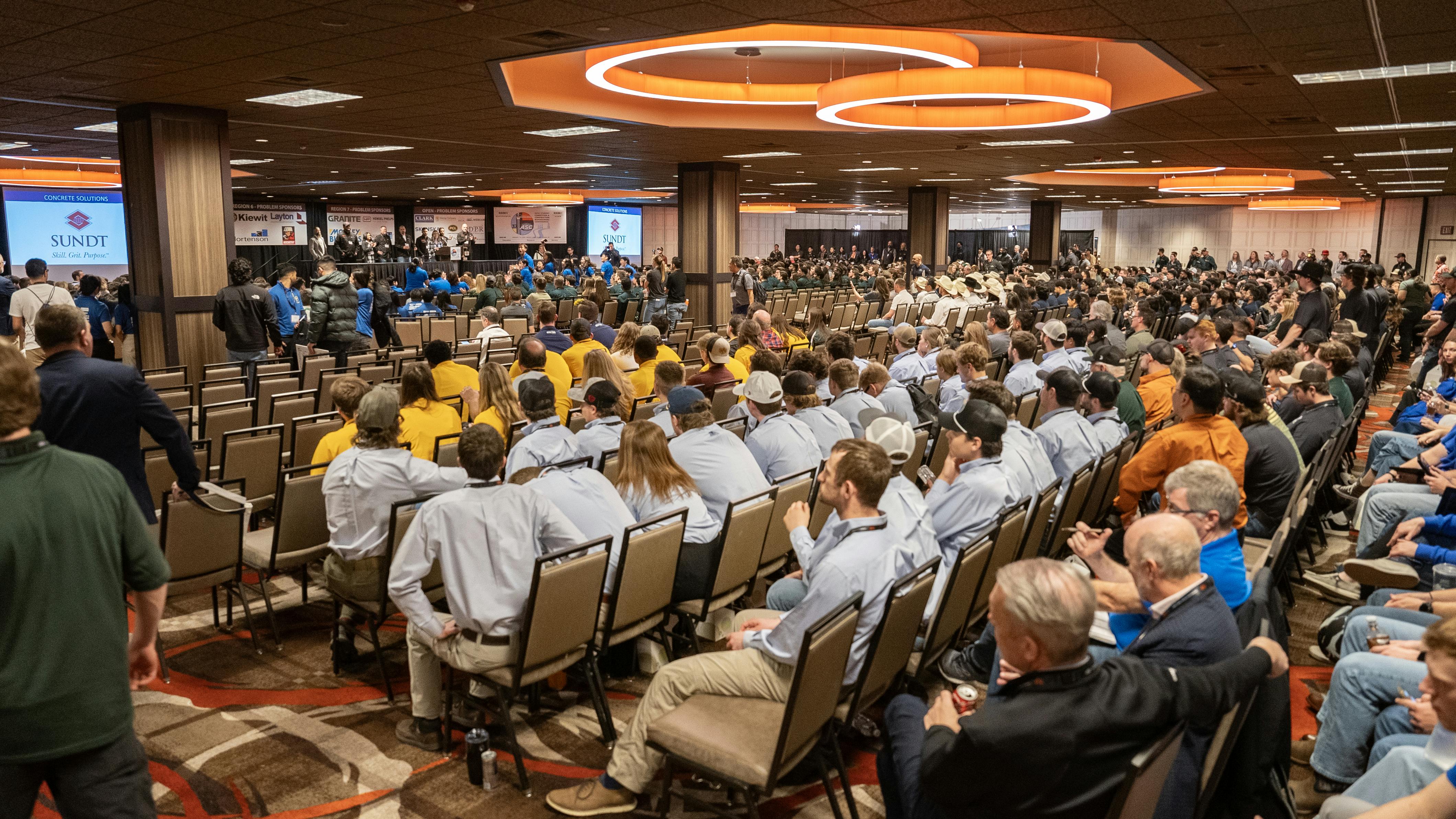 The ASC student competition award ceremony.