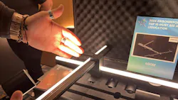 Edison Price’s Loom track lighting system allows lighting pros to quickly adjust fixture placement along a sliding rail system. The product was one of the Edison Report’s “Top 10 Must See Products” at LEDucation. Edison Price’s Loom track lighting system allows lighting pros to quickly adjust fixture placement along a sliding rail system. The product was one of the Edison Report’s “Top 10 Must See Products” at LEDucation.