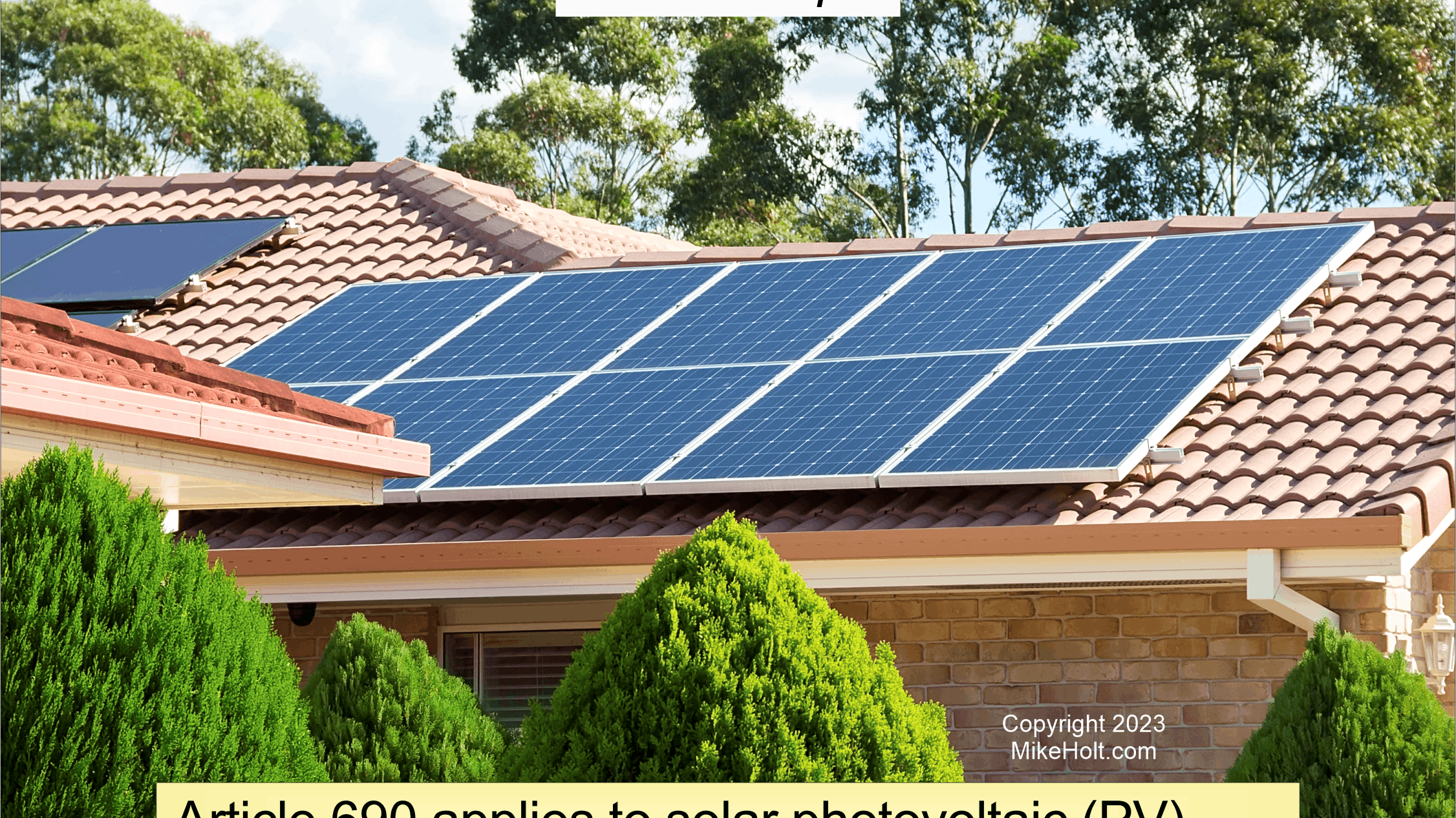 NEC Requirements for Solar &mdash; Part 1