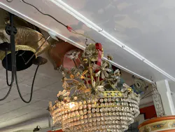 Sketchy chandelier wiring Sketchy chandelier wiring