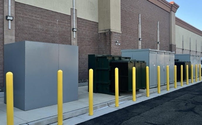 N.J. CEA facility outdoor switchgear.