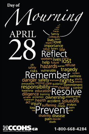 April 28 Canada S National Day Of Mourning Ehs Today