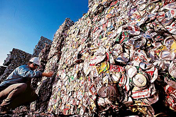 Alcoa39s can reclamation facility in Tennessee recycles enough used beverage cans and other recyclables to produce 14 billion new cans a year according to the company