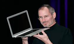 The late Apple CEO and cofounder Steve Jobs holds up the new Mac Book Air after he delivered the keynote speech to kick off the 2008 Macworld at the Moscone Center Jan 15 2008 in San Francisco Calif Jobs and his creative team fit the profile of visionary leaders The late Apple CEO and cofounder Steve Jobs holds up the new Mac Book Air after he delivered the keynote speech to kick off the 2008 Macworld at the Moscone Center Jan 15 2008 in San Francisco Calif Jobs and his creative team fit the profile of visionary leaders