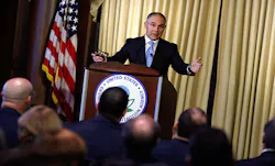 EPA Administrator Scott Pruitt addressing EPA employees on Feb 21 EPA Administrator Scott Pruitt addressing EPA employees on Feb 21