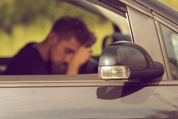 Drivers who are angry or sad have a tenfold chance of being in a car accident