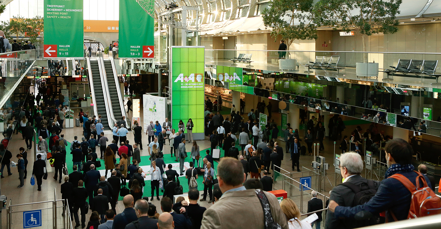 A+A in D&uuml;sseldorf, the International Trade Fair with Congress for Safety, Security and Health at Work