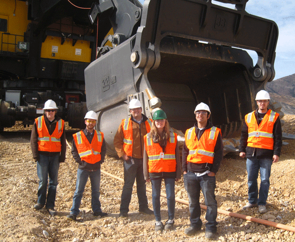 University of Utah mining engineering students with giant mining equipment at Rio TintoUtah Kennecott Copperrsquos Bingham Canyon Mine on the southwest edge of the Salt Lake Valley The university is establishing a new Center for Mining Safety and Health Excellence to help people who depend on the mining industry