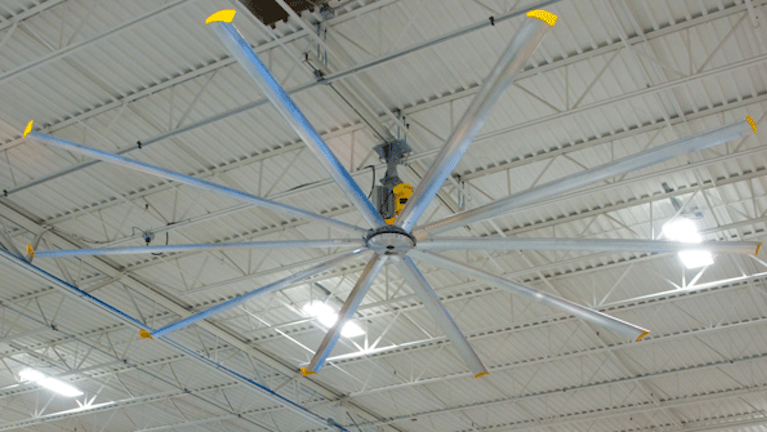 Large Diameter Ceiling Fans Put A Spin On Productivity At Mcgraw Hill Ehs Today