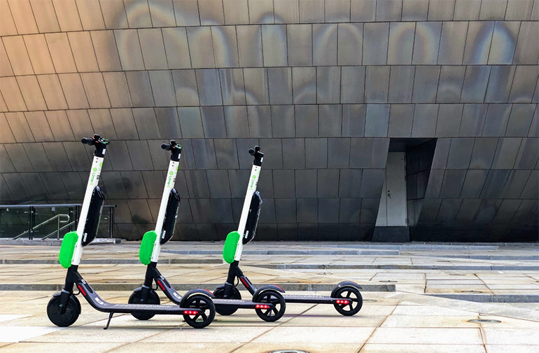 LimeBike dockless scooters
