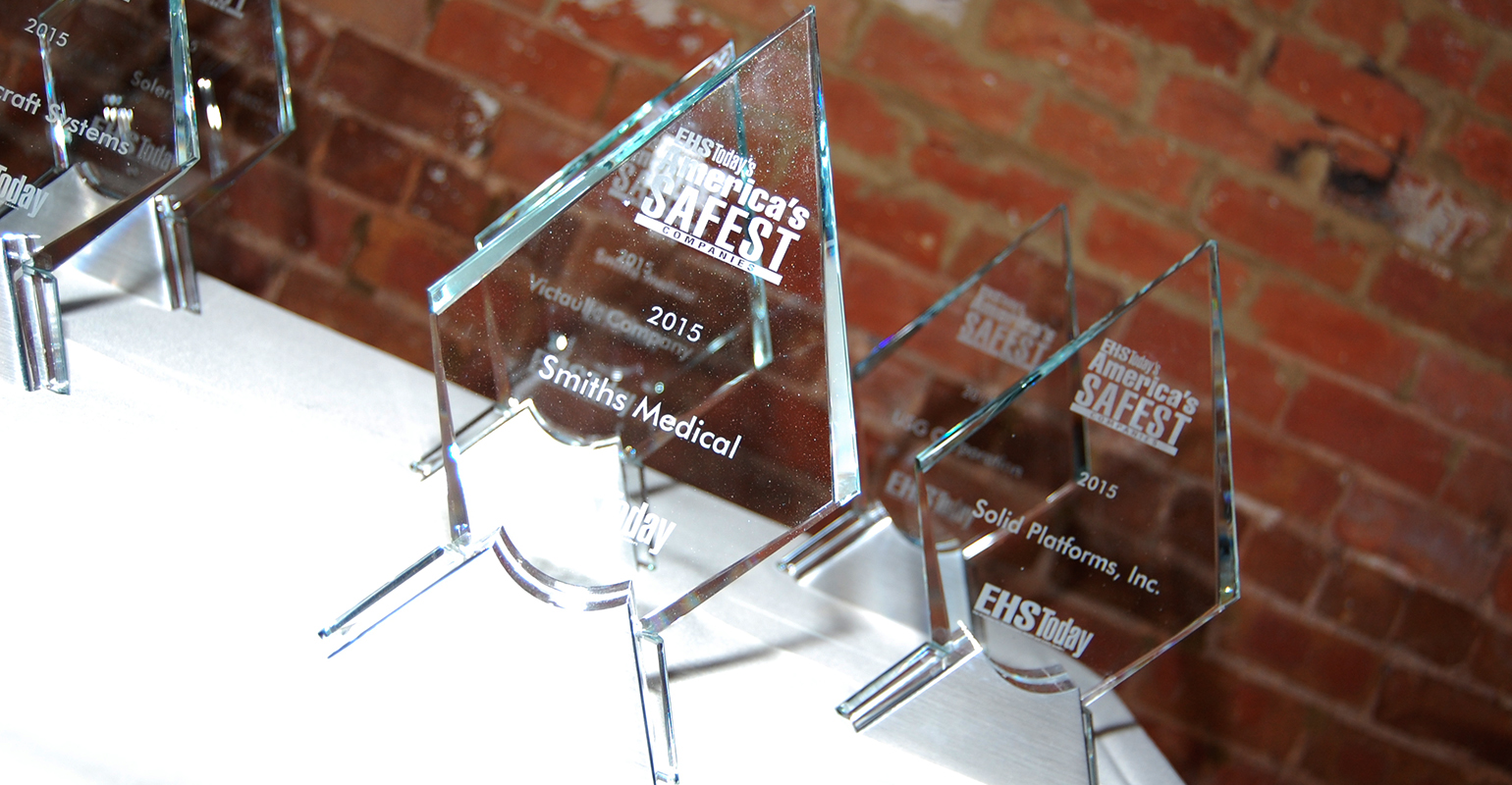 EHS Today celebrated thenbsp2015 America39s Safest Companiesnbspwinners during an award reception held at its Safety Leadership Conference in Greenville SCnbspThe winners as highlighted in the following photos while different all share one characteristic they have achieved excellence in safetynbspThe America39s Safest Companies Class of 2015 is Apollo Mechanical BMWC Constructors Inc CJ Drilling Inc ComEd Dow Corning Corp FHG Inc Fisher Contracting Co Merjent Inc