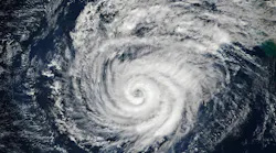 satellite image of a hurricane over the ocean satellite image of a hurricane over the ocean