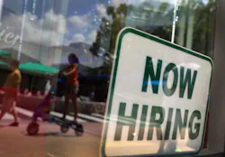 Now Hiring sign Now Hiring sign