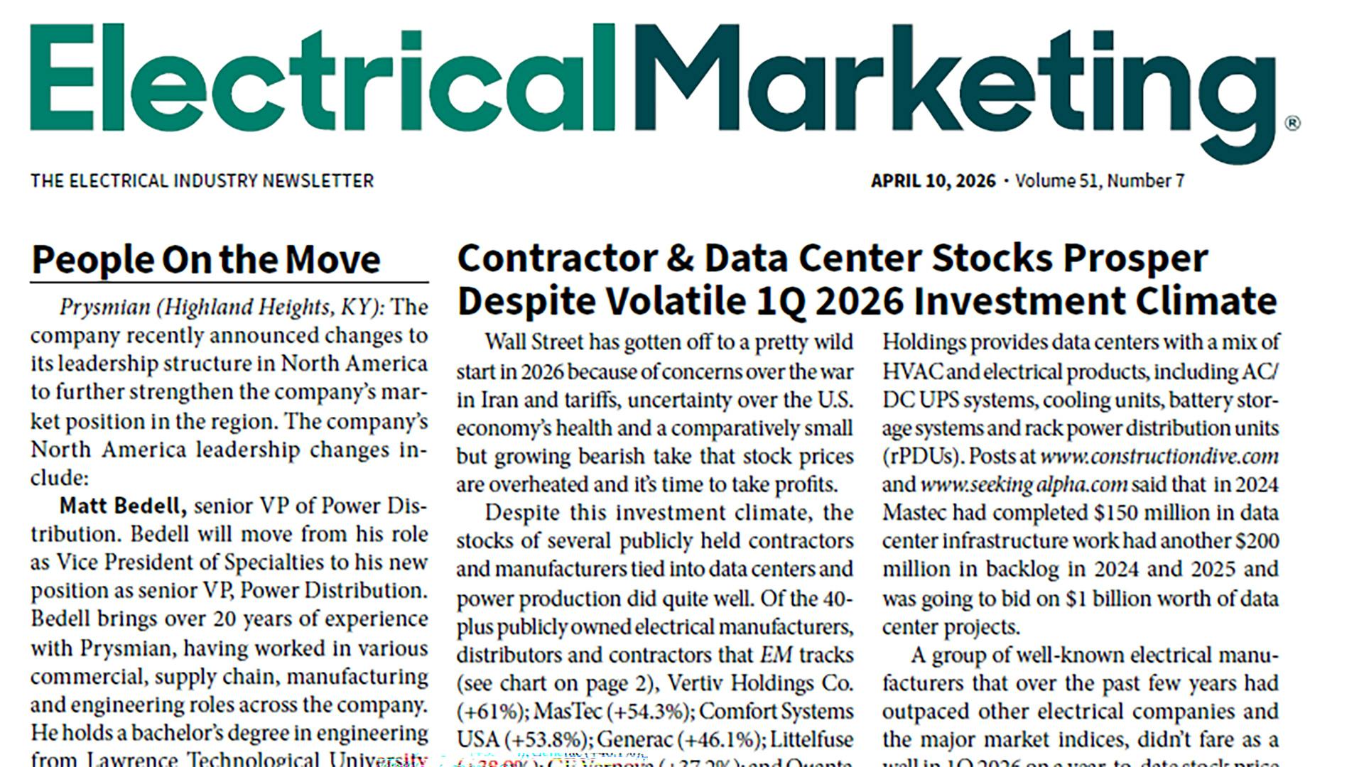 Electrical Marketing - April 10, 2026