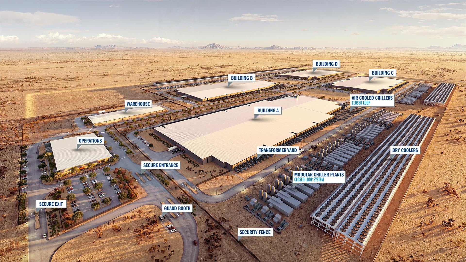 The Project Jupiter data center project in southern New Mexico is expected to provide jobs for 4,000 construction workers.