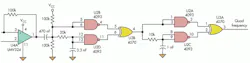 1. The initial circuit implements ×4 multiplication for inputs up to 40 kHz to enable effective frequency counting despite short frequency-counter gating times. 1. The initial circuit implements ×4 multiplication for inputs up to 40 kHz to enable effective frequency counting despite short frequency-counter gating times.