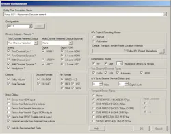 Configuration Screen Of Audio Precisions Test Solution For Dolby Ms11 Compliance Testing 030315 Configuration Screen Of Audio Precisions Test Solution For Dolby Ms11 Compliance Testing 030315