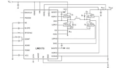 Figure 5. Simplified schematic of 204W buck-boost converter. Figure 5. Simplified schematic of 204W buck-boost converter.