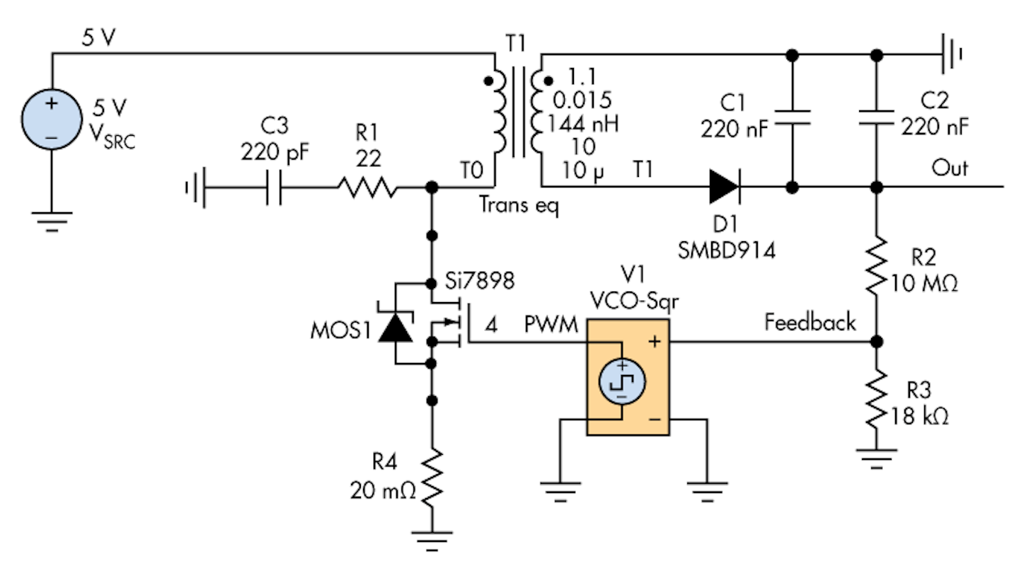 Take A Flier On The Flyback For Your High Voltage Circuit