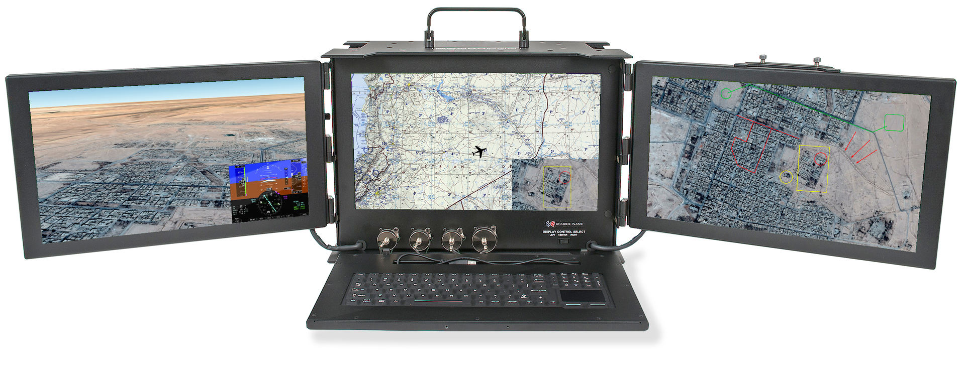 Chassis Rugged Portable 3 Display