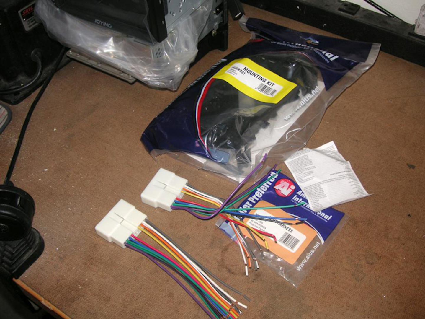 Car Equalizer Wiring Harnes Adapter
