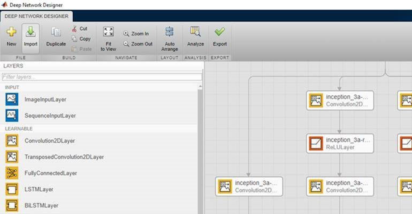 Matlab Deep Learning Toolbox Streamlines Ai Development Electronic Design