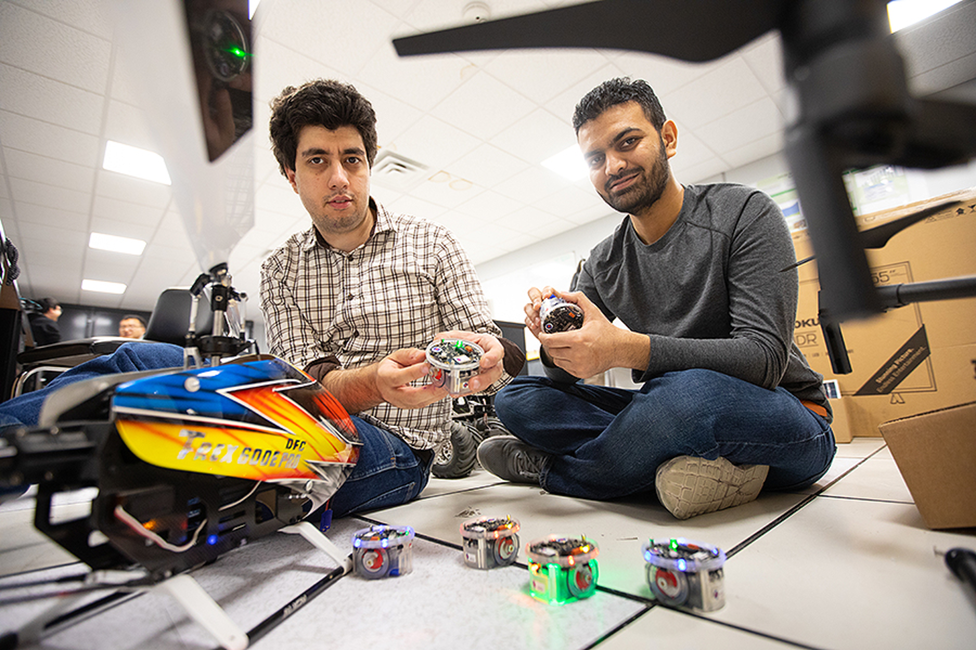 Engineering Drone Students