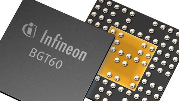The Infineon BGT60 BGT70 and BGT80 millimeterwave RF frontend chips are designed for smallcell backhaul applications The packaging is a plastic embedded waferlevel ballgrid array eWLB thatrsquos 6 by 6 mm