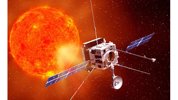 Artist39s concept of the Solar Orbiter spacecraft observing the sun Illustration NASA