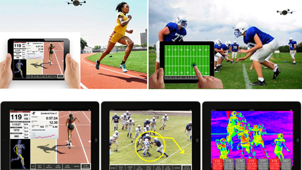 AeroTrainer can be used to monitor different athletic activities and sends data to a device for review