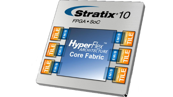 1 Alterarsquos topend Stratix 10 is built on Intelrsquos 14 nm TriGate transistor technology All images courtesy of Altera