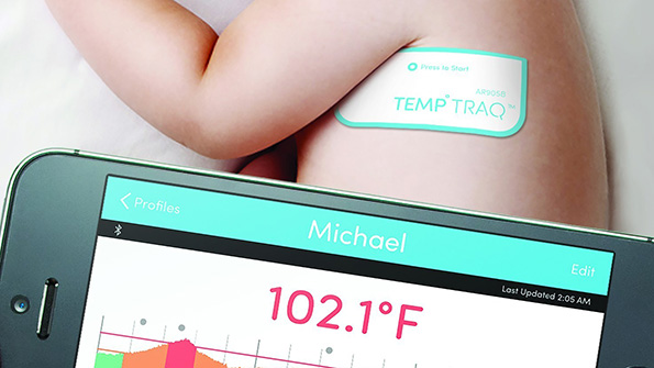 TempTraq a smart bandage integrated with lowpower Bluetooth circuits and sensors to measure a baby39s temperature is one example of using flexible batteries to introduce new wearable technologies Image courtesy of TempTraq via PRNewswire