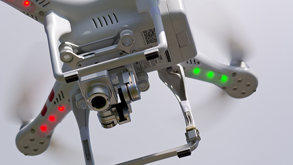 Many consumerfocused companies are trying to improve their position in the commercial UAV market due to the potential for these systems in aerial surveillance and inspection Image courtesy of B Ystebo and edited from the original by Electronic Design