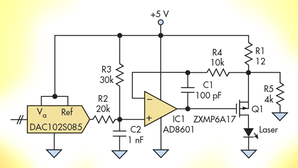 Laser Diode Current Limiting Circuit