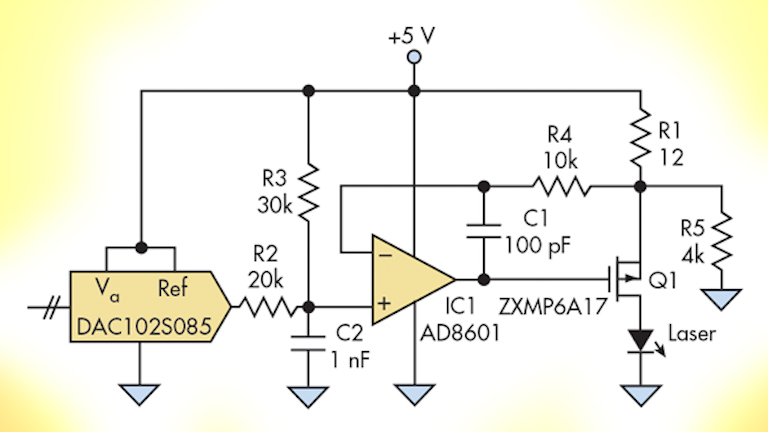 Simple Circuit Drives Manages Laser Diode S Output Electronic Design