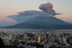 The Sakurajima volcano one of the most active in the world has has been erupting almost continuously for more than 50 years Located in southern Japan it sits only miles from the city of Kagoshima home to an estimated 600000 people Image courtesy of Kimon Berlin via Flickr The Sakurajima volcano one of the most active in the world has has been erupting almost continuously for more than 50 years Located in southern Japan it sits only miles from the city of Kagoshima home to an estimated 600000 people Image courtesy of Kimon Berlin via Flickr
