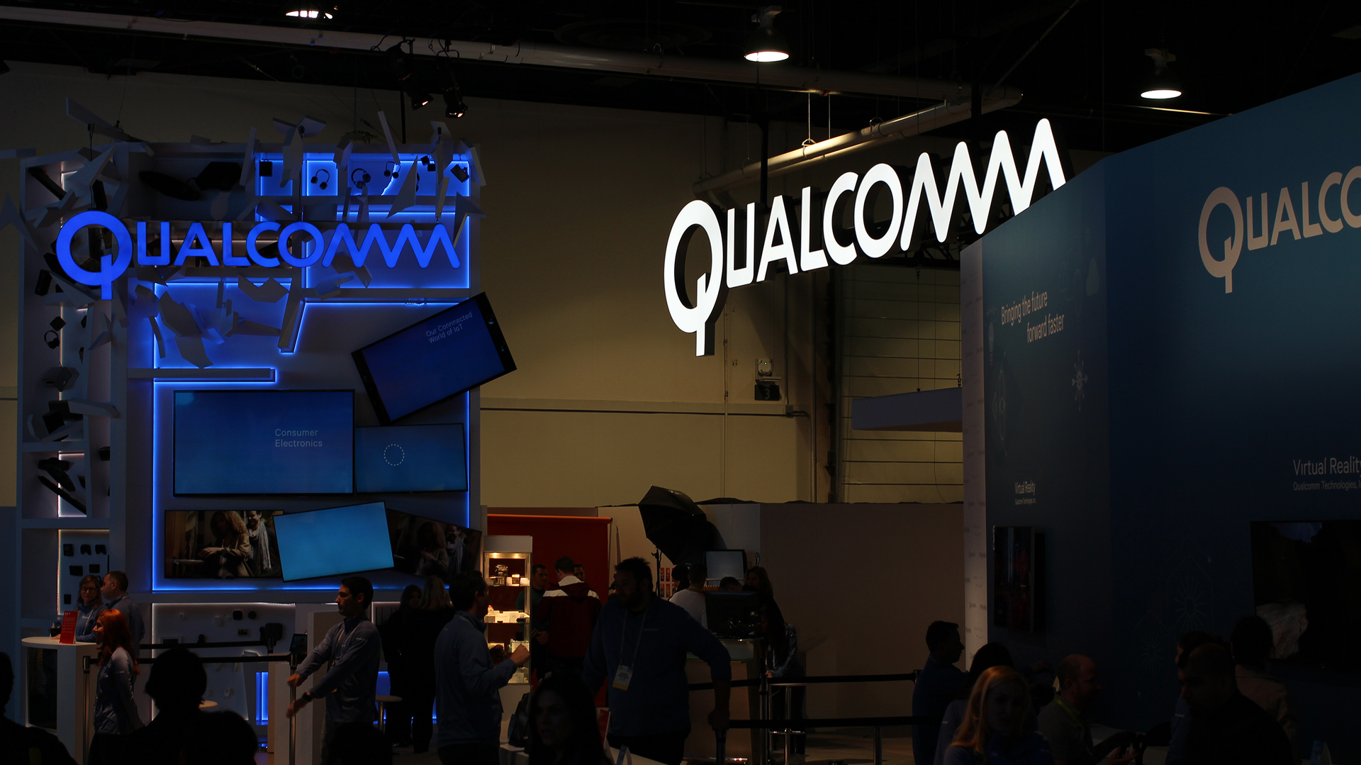 Qualcomm39s booth at the 2016 CES show Image courtesy of Maurizio Pesce Creative Commons