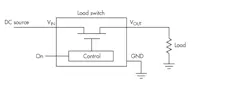 2. Shown is a simplified representation of a load switch. 2. Shown is a simplified representation of a load switch.