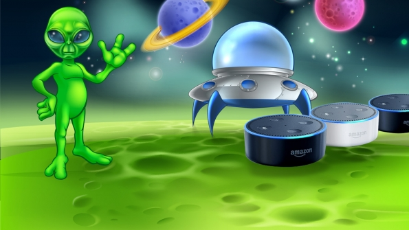 What do Amazon and 'little green men' have in common?