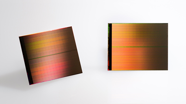 The nonvolatile 3D XPoint technology is designed to function as a kind of hybrid between NAND Flash and DRAM memory chips It is capable of serving as either digital storage or system memory Image courtesy of Intel