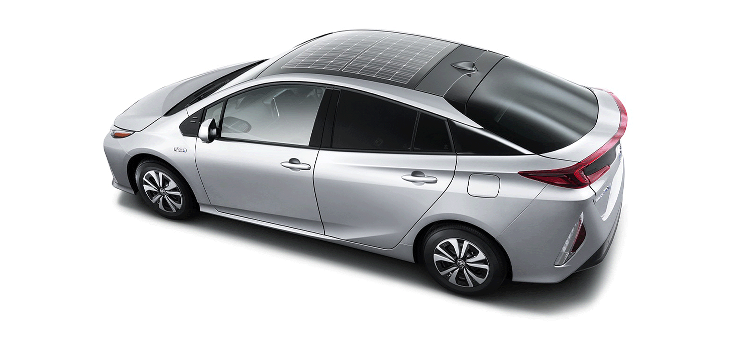 Toyota Prius with solar