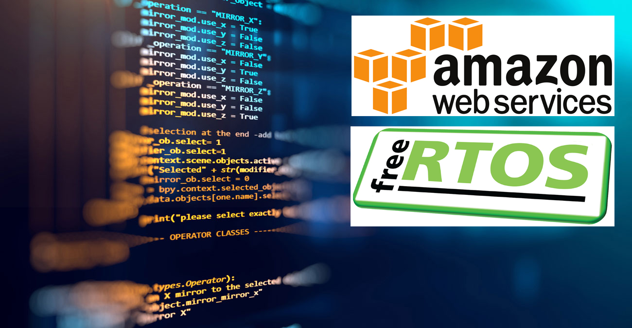 AWS and RTOS logos