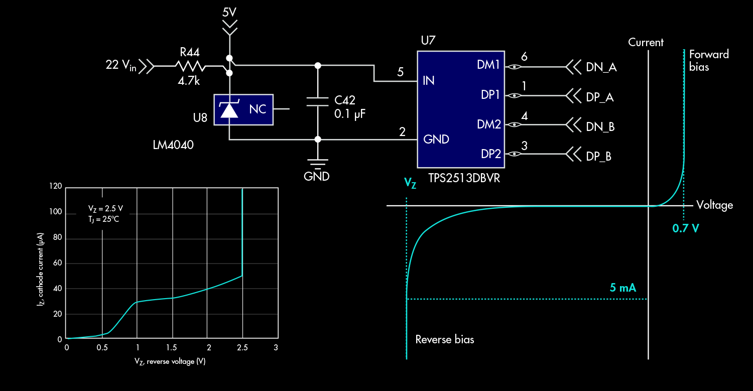 Voltage Reference Bests Zener Diode as Low-Current Bias Source