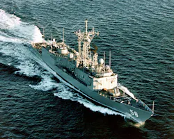 Elevated Starboard Bow View Samuel B Roberts Elevated Starboard Bow View Samuel B Roberts