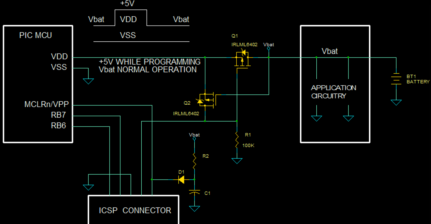 Program a PIC Processor In-Circuit Using a 3.3-V Supply
