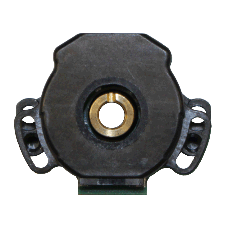 The QM22 super-compact encoder with high resolution and built-in brushless DC motor commutation