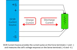 1. Shown is a DCIR test setup. 1. Shown is a DCIR test setup.