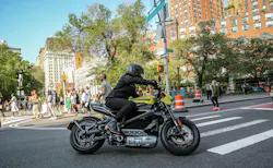 The all-electric livewire motorcycle from Harley-Davidson gets up to 146 miles in a single charge. The all-electric livewire motorcycle from Harley-Davidson gets up to 146 miles in a single charge.