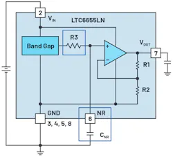 10. Shown is an LTC6655LN block diagram. 10. Shown is an LTC6655LN block diagram.